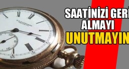 Saatler ile Birlikte Mesaide Geri Alındı
