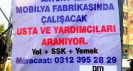 Mobilya Fabrikasına İşçi Alacak
