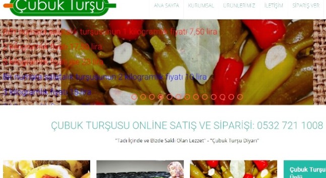 Çubuk Turşusu | Çubuk Turşuları | Çubuk Turşu Sipariş Hattı Açıldı