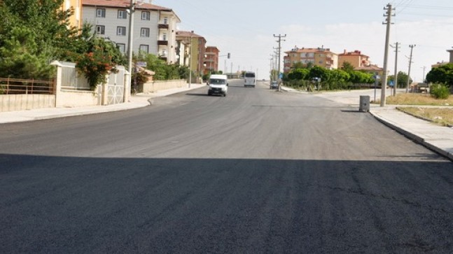 TOKİ ve Çubuk Caddesi Asfalt Atıldı