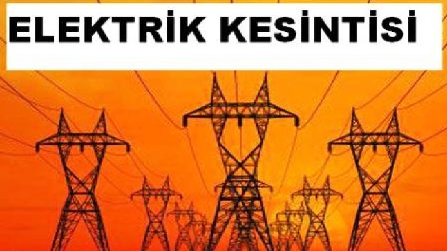 Elektrikler Kesilecek