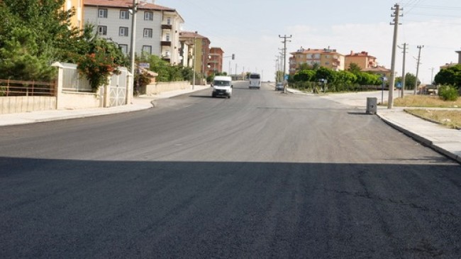 TOKİ ve Çubuk Caddesi Asfalt Atıldı