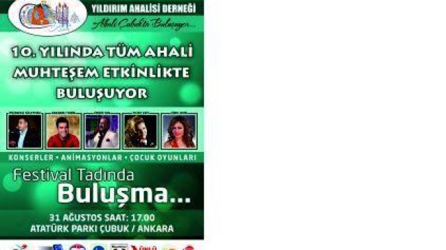 Ahali Muhteşem Etkinlikte Buluşuyor