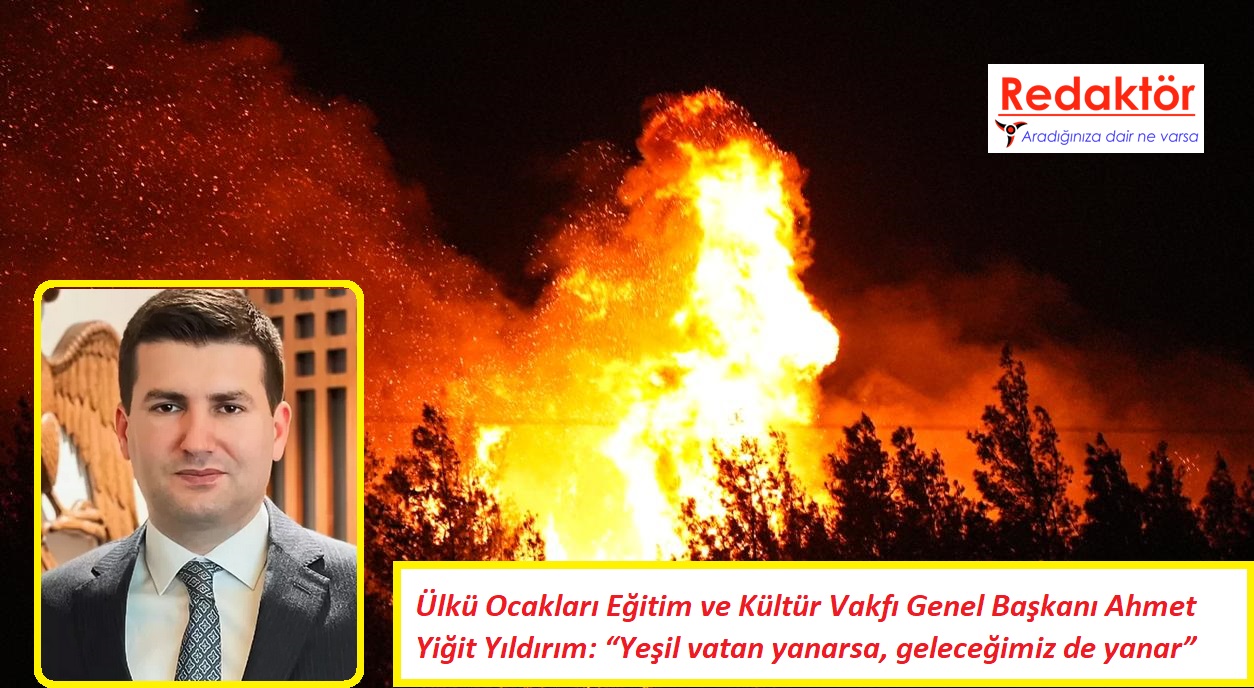 Yeşil vatan yanarsa, geleceğimiz de yanar